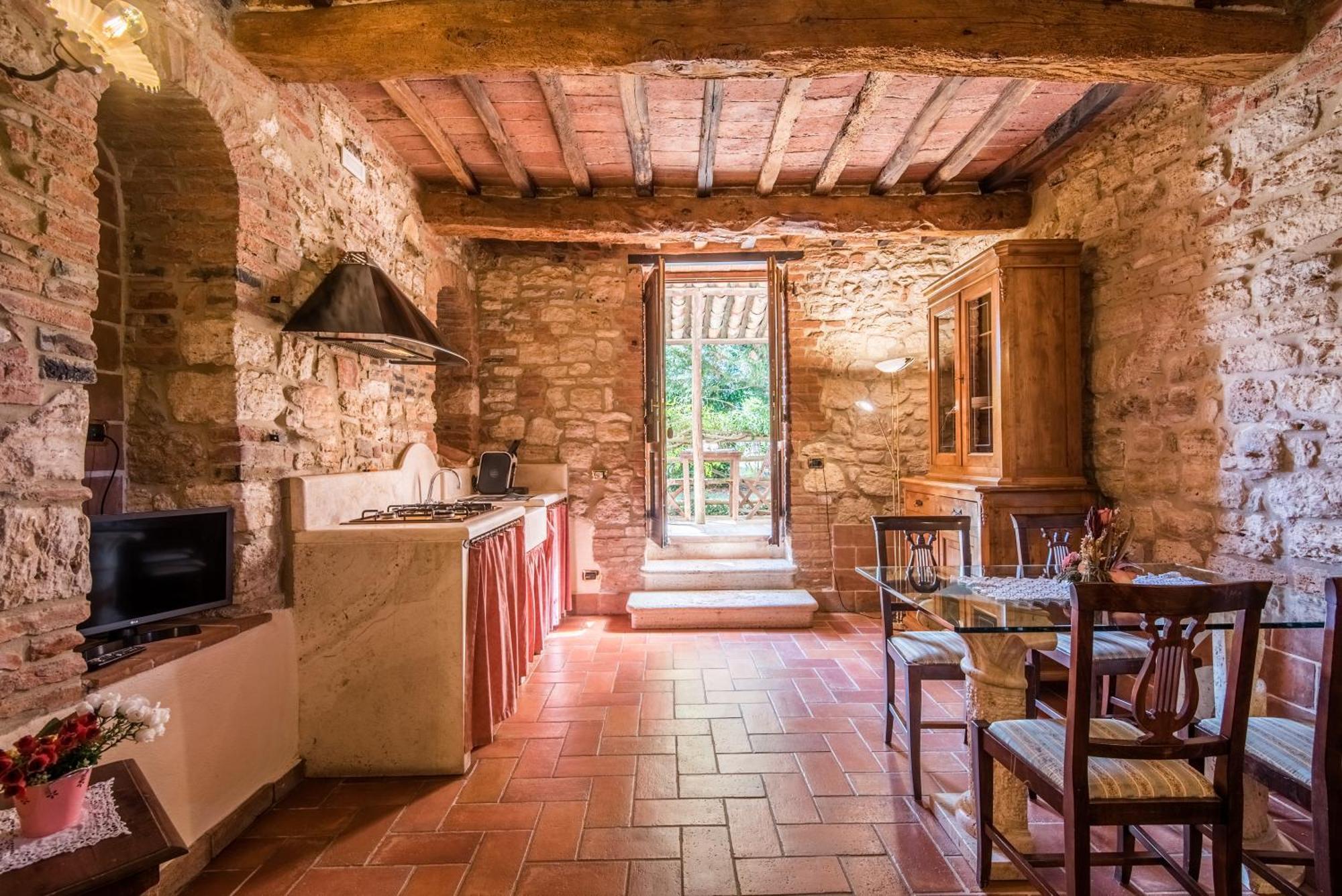 Appartamento La Cantina Rapolano Terme Eksteriør billede